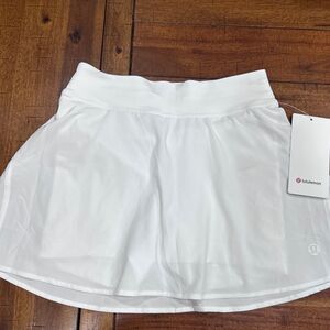 New lightweight high rise tennis skirt